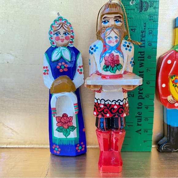 (3) Handmade Russian Ornaments - Picture 6 of 14